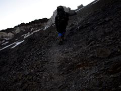 05 Inka Guide Agustin Aramayo Leads The Way Before Sunrise From Colera Camp 3 Towards Independencia On The Climb To Aconcagua Summit
